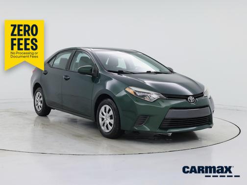 Green 2016 Toyota Corolla LE Eco