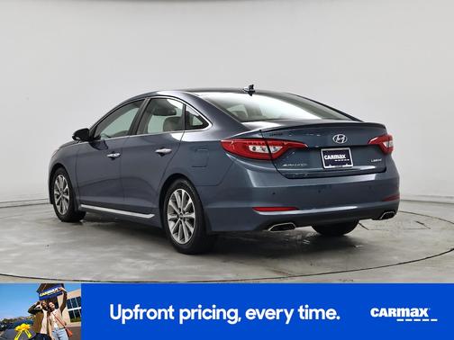 Blue 2017 Hyundai SONATA Limited