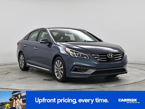 Blue 2017 Hyundai SONATA Limited