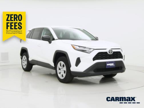 White 2025 Toyota RAV4 LE