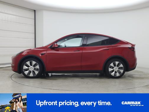 Red 2023 Tesla Model Y Long Range