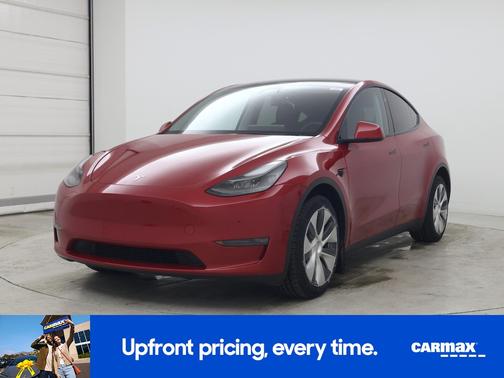 Red 2023 Tesla Model Y Long Range