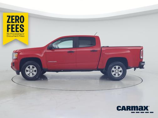 Red 2017 GMC Canyon SL