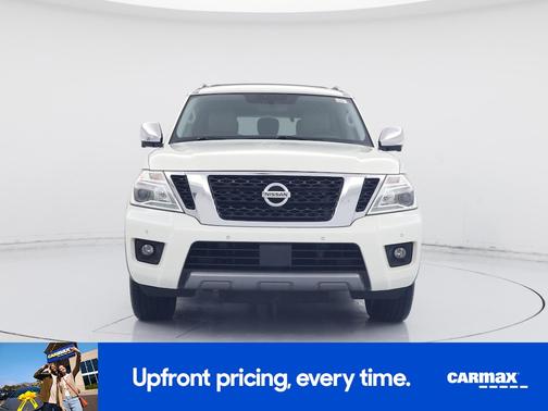White 2020 Nissan Armada Platinum