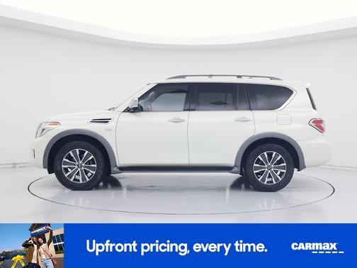 White 2020 Nissan Armada Platinum
