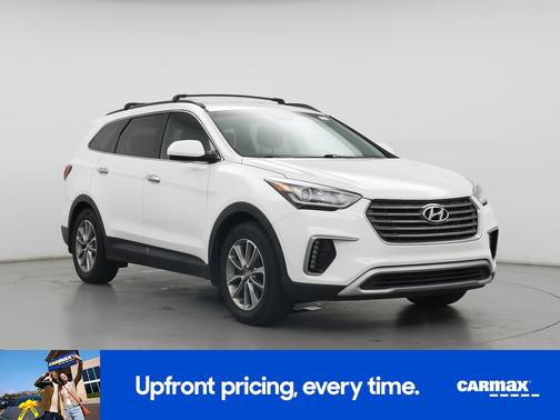 White 2017 Hyundai SANTA FE SE