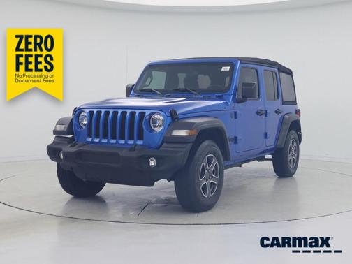 Blue 2023 Jeep Wrangler Unlimited Sport S
