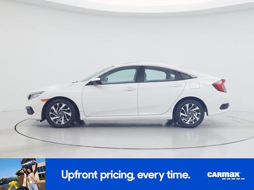 White 2018 Honda Civic EX