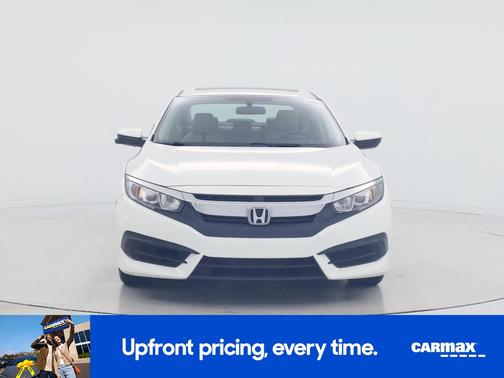 White 2018 Honda Civic EX