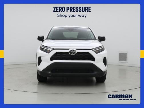 White 2025 Toyota RAV4 LE