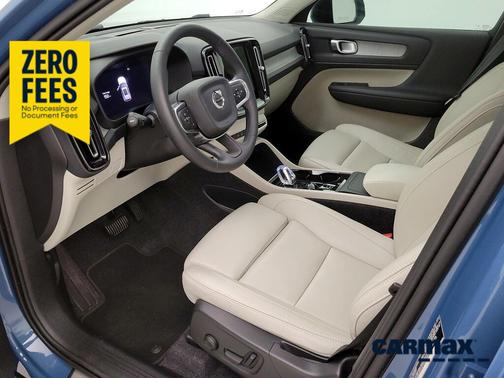 Blue 2025 Volvo XC40 B5 Plus Dark Theme