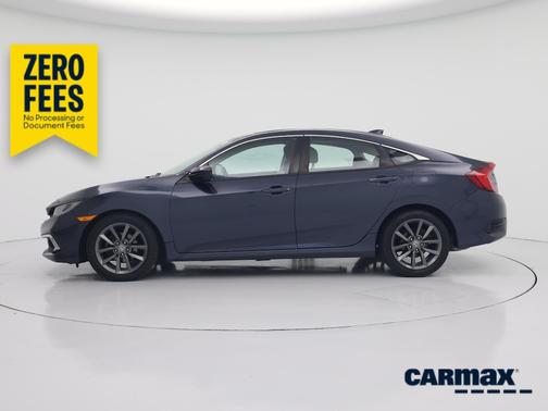 Blue 2021 Honda Civic EX-L