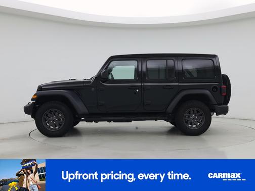 Black 2024 Jeep Wrangler Sport S