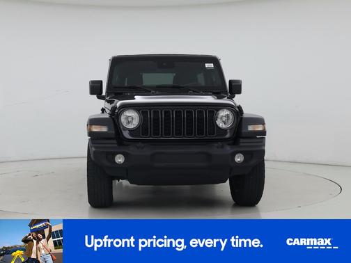 Black 2024 Jeep Wrangler Sport S