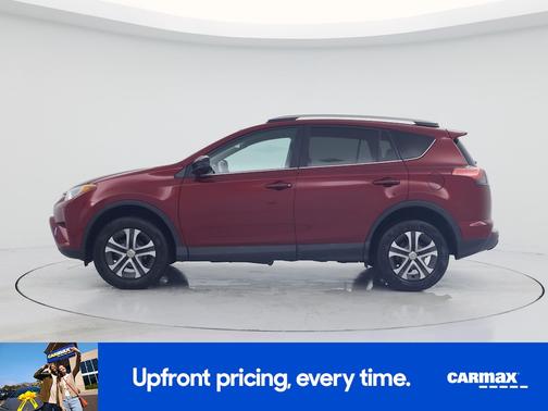 Red 2018 Toyota RAV4 LE