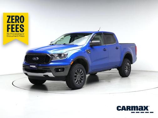 Blue 2021 Ford Ranger XLT