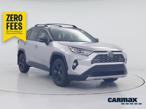 Silver 2021 Toyota RAV4 Hybrid XSE