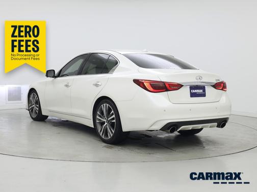 White 2020 INFINITI Q50 Sport