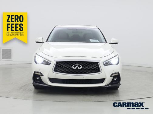 White 2020 INFINITI Q50 Sport