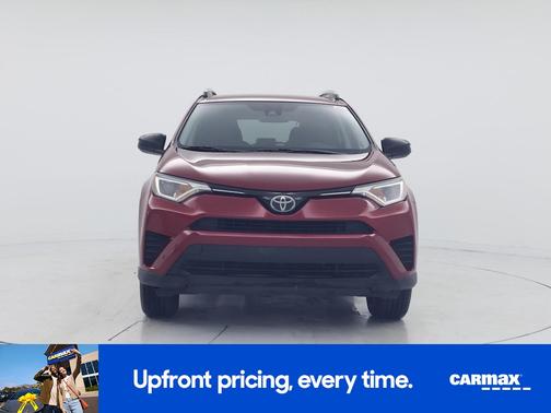 Red 2018 Toyota RAV4 LE