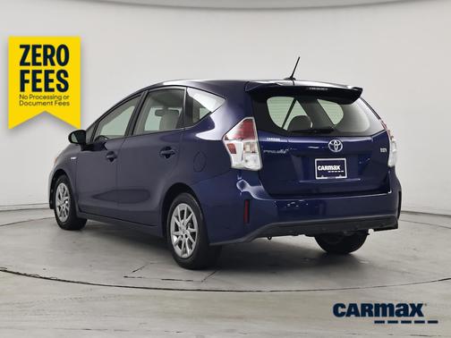 Blue 2015 Toyota Prius v Four