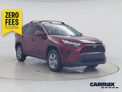 Red 2022 Toyota RAV4 XLE