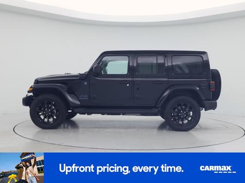 Black 2025 Jeep Wrangler 4xe Sahara