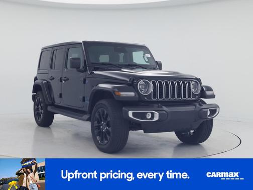 Black 2025 Jeep Wrangler 4xe Sahara