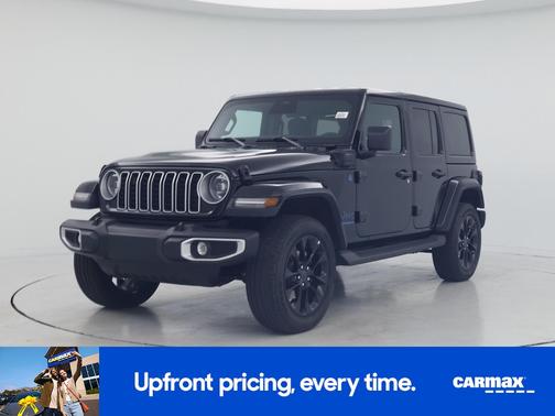 Black 2025 Jeep Wrangler 4xe Sahara