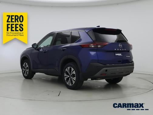 Blue 2022 Nissan Rogue SV