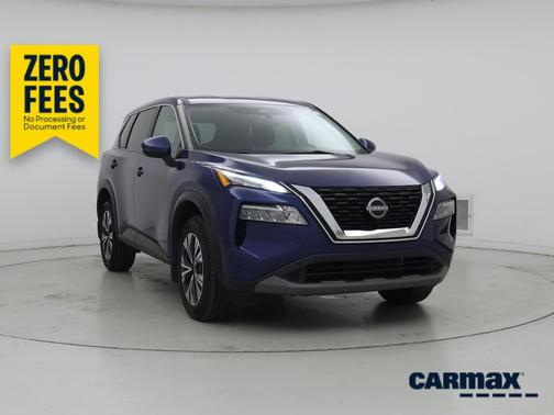 Blue 2022 Nissan Rogue SV