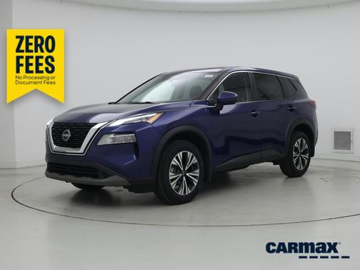 Blue 2022 Nissan Rogue SV