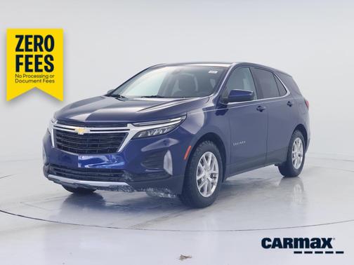 Blue 2022 Chevrolet Equinox LT