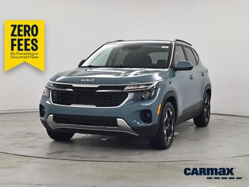 Blue 2025 Kia Seltos EX