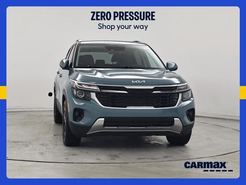 Blue 2025 Kia Seltos EX