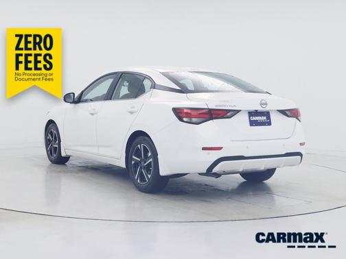 White 2025 Nissan Sentra SV