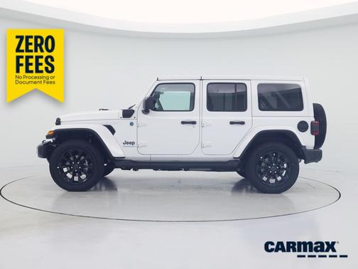 White 2025 Jeep Wrangler 4xe Sahara
