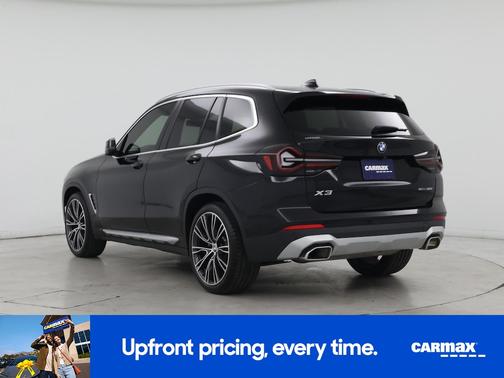 Black 2022 BMW X3 sDrive30i