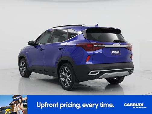 Blue 2022 Kia Seltos EX