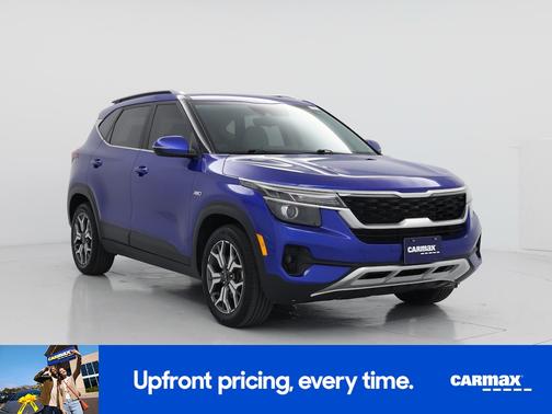 Blue 2022 Kia Seltos EX