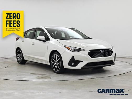 White 2025 Subaru Impreza Sport