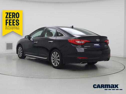 Black 2017 Hyundai SONATA Limited