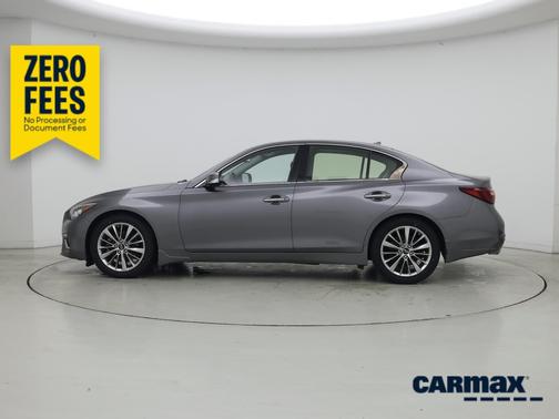 Gray 2022 INFINITI Q50 Luxe