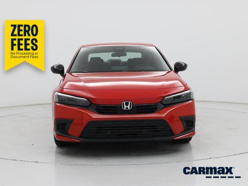 Red 2022 Honda Civic Sport