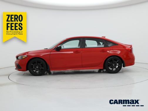 Red 2022 Honda Civic Sport