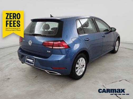 Blue 2018 Volkswagen Golf S