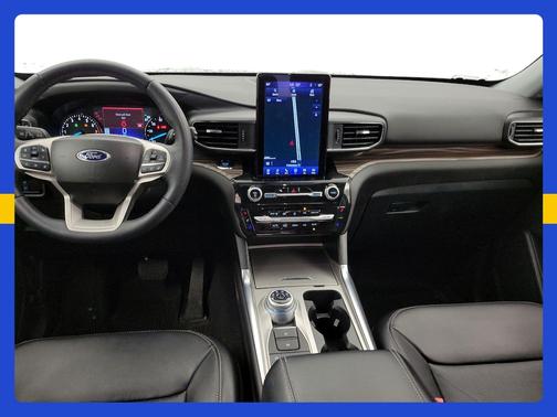 Blue 2023 Ford Explorer Limited