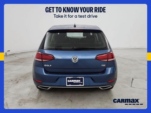 Blue 2018 Volkswagen Golf S