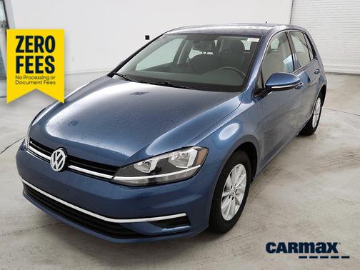 Blue 2018 Volkswagen Golf S
