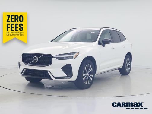 White 2024 Volvo XC60 B5 Core Dark Theme